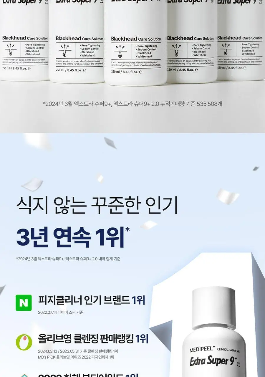 [피지클리너] 메디필 엑스트라 슈퍼 9 플러스 2.0 250ml 상세페이지 4